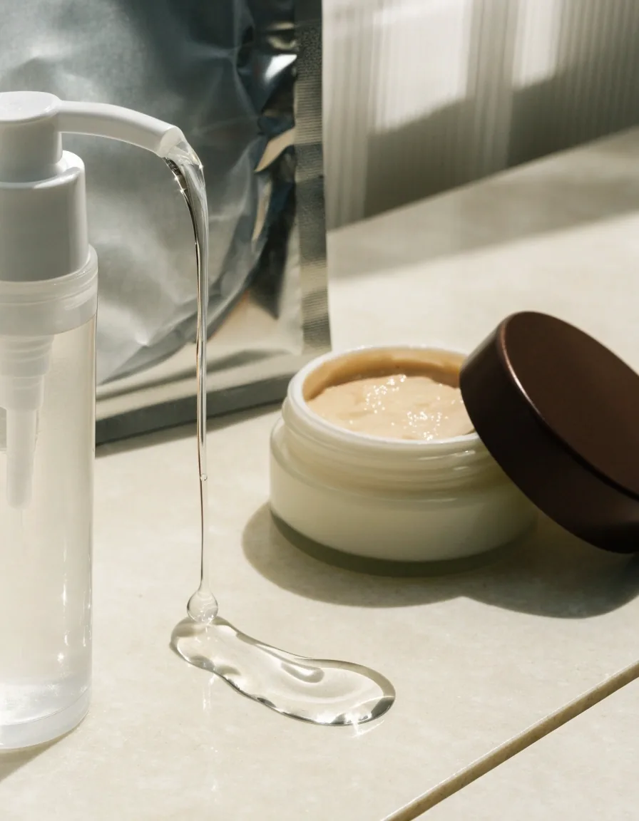 앰플 스포이드와 세럼 병